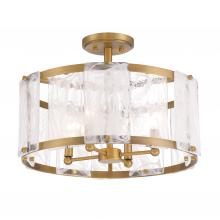 Minka-Lavery 3635-732 - Veil - 4 Light Semi Flush