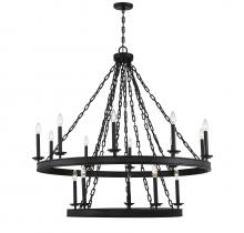 Savoy House 1-4406-15-89 - Seville 15-Light Chandelier in  Matte Black