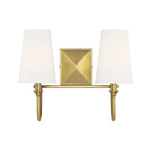 Savoy House 8-2542-2-322 - Cameron 2-Light Bathroom Vanity Light in Warm Brass