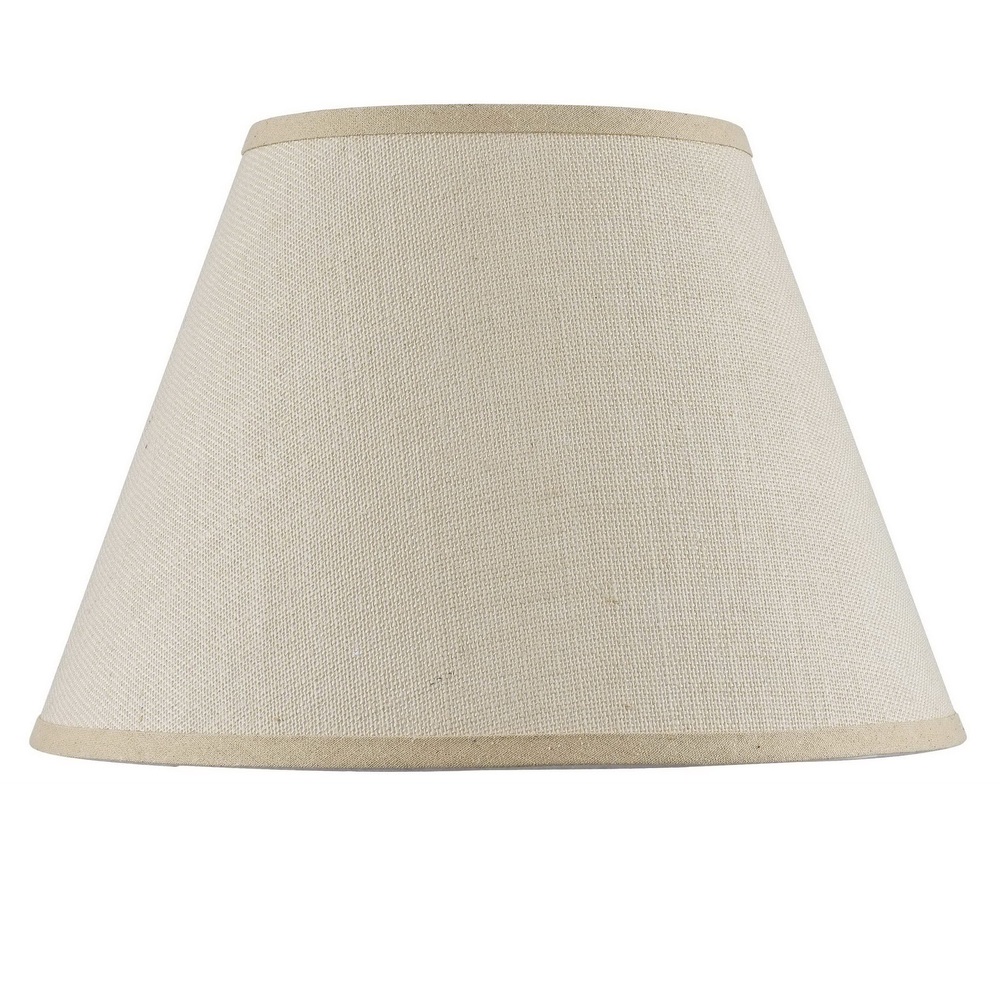 11.5" Height Burlap Shade in Light Tan