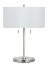 CAL Lighting BO-2450TB-BS - 23.5" Height Metal Table Lamp in Brushed Steel