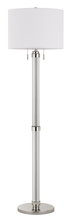 CAL Lighting BO-2829FL - 60" Height Metal Floor Lamp in Brushed Steel