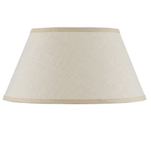 CAL Lighting SH-8111-18M - 9.3" Height Burlap Shade in Light Tan