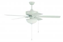  OP211W5 - 52" Outdoor Pro Plus 211 in White w/ Matte White Blades