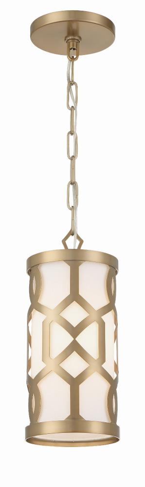 Libby Langdon Jennings 1 Light Aged Brass Mini Pendant