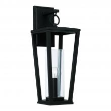 Capital 948112BK - 1-Light Outdoor Wall-Lantern