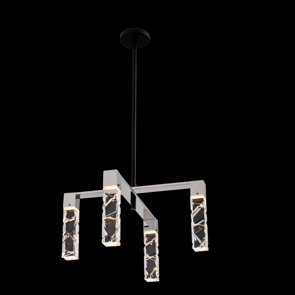 Serres 4 Light LED Chandelier