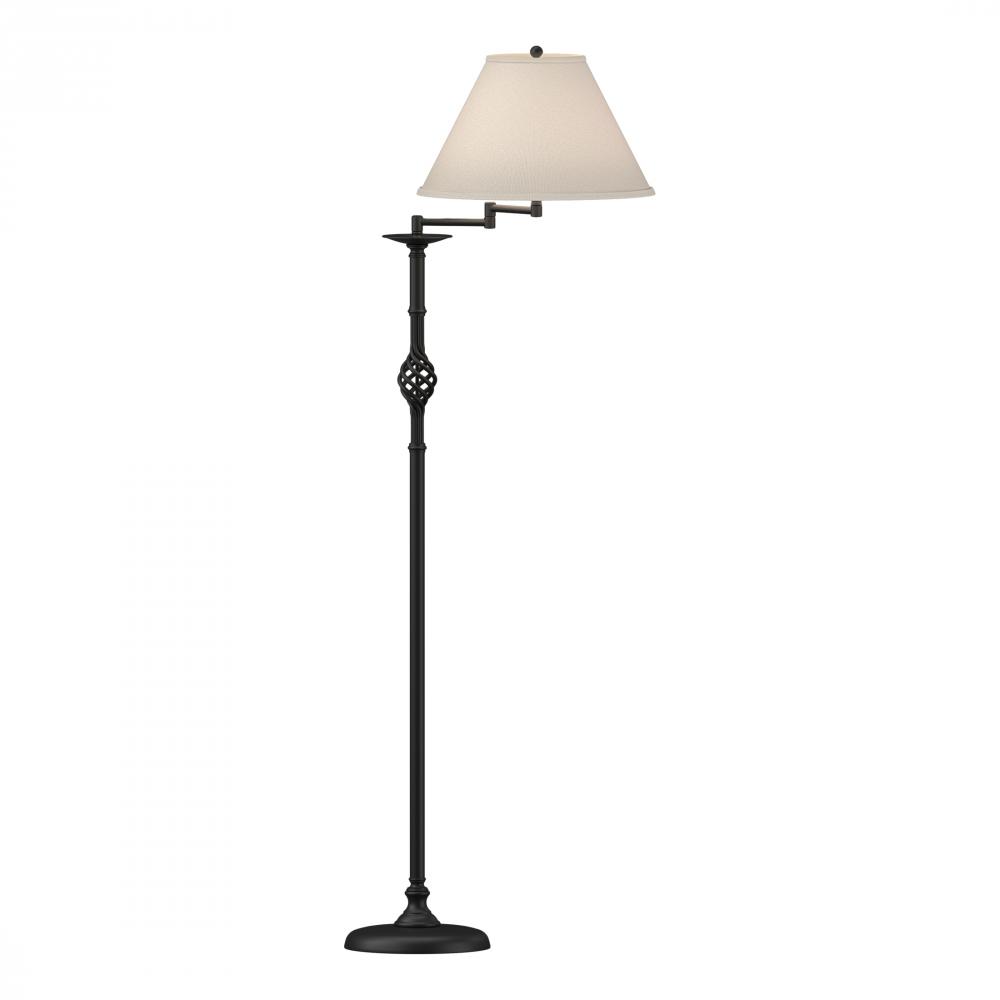 Twist Basket Swing Arm Floor Lamp : 242160-SKT-10-SA1655