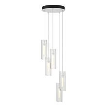 Hubbardton Forge 131124-SKT-STND-02-ZM0065 - Exos Glass 5-Light Pendant