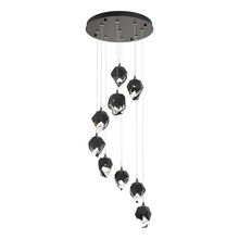 Hubbardton Forge 131140-SKT-STND-14-BP0754 - Chrysalis 9-Light Small Crystal Pendant