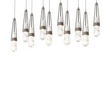 Hubbardton Forge 131200-SKT-LONG-07-YJ0434 - Link 10-Light Blown Glass Pendant