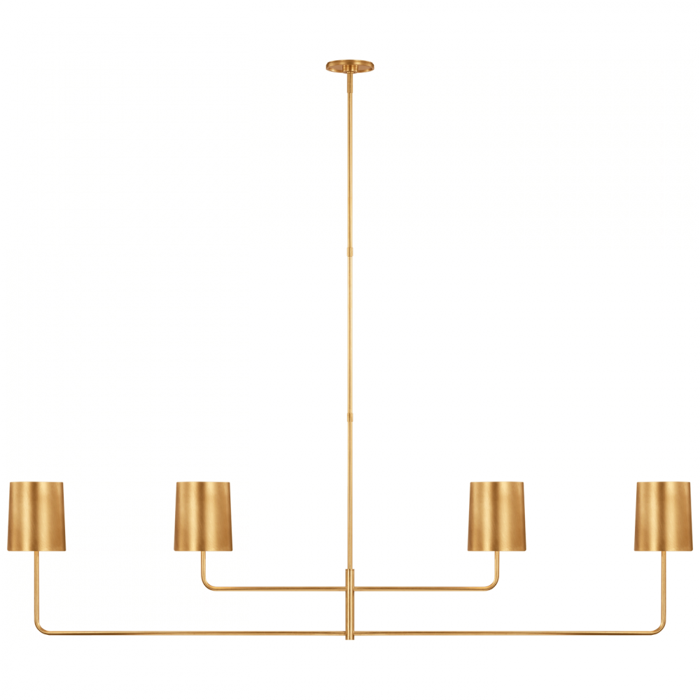 Go Lightly 70" Four Light Linear Chandelier