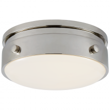 Visual Comfort & Co. Signature Collection RL TOB 4062PN-WG - Hicks 5.5" Solitaire Flush Mount