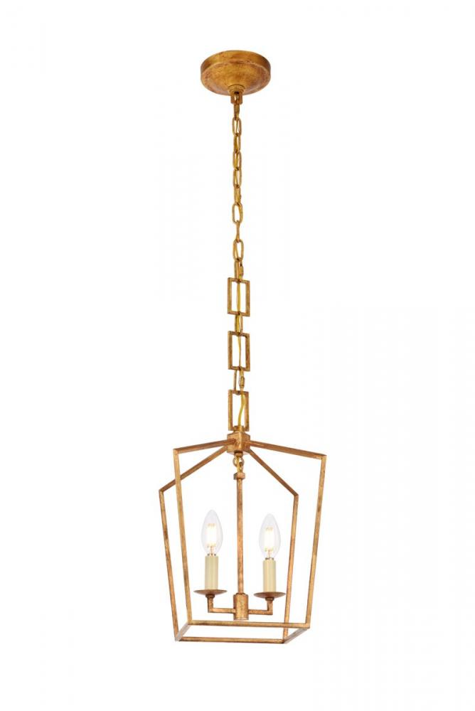 Denmark Hang  L9.5" W9.5" H15.5" L2 GI