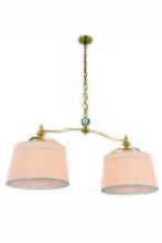 Elegant 1485G48BB - Cara Collection Chandelier L:48 W:18 H:26 Lt:2 Burnished Brass Finish