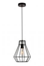 Elegant LDPD2087 - Jago Collection Pendant D9.1 H12.3 Lt:1 Black Finish