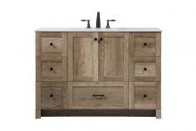 Elegant VF2848NT - 48 Inch Single Bathroom Vanity in Natural Oak