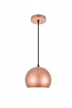 Elegant LD2403HG - Kasey 1 Light Honey Gold Pendant