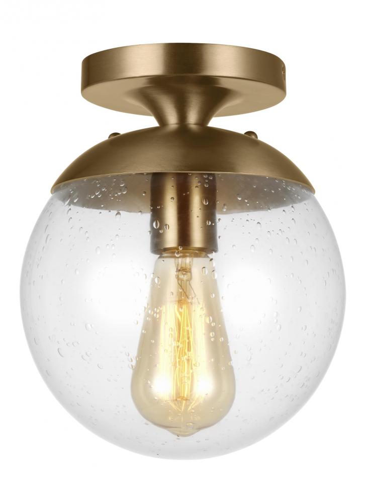 Leo - Hanging Globe One Light Wall / Ceiling Semi-Flush Mount