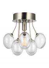 Visual Comfort & Co. Studio Collection 7714301-962 - Bronzeville One Light Semi-Flush Mount