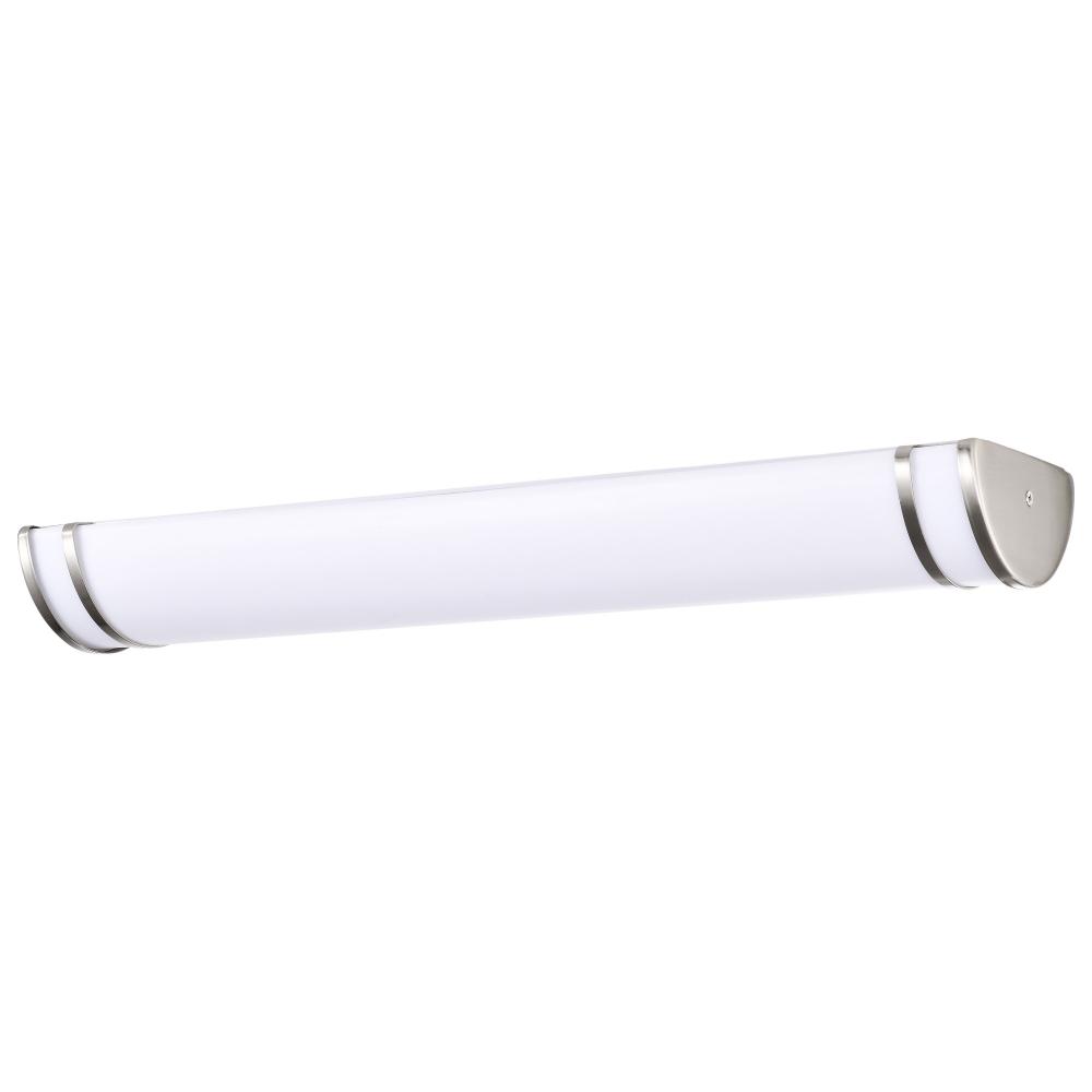 Glamour LED 25 inch; Vanity Fixture; Brushed Nickel Finish; CCT Selectable 3K/4K/5K