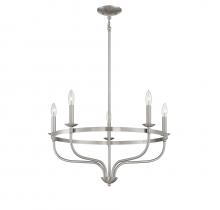 Savoy House Meridian M10087BN - 5-Light Chandelier in Brushed Nickel