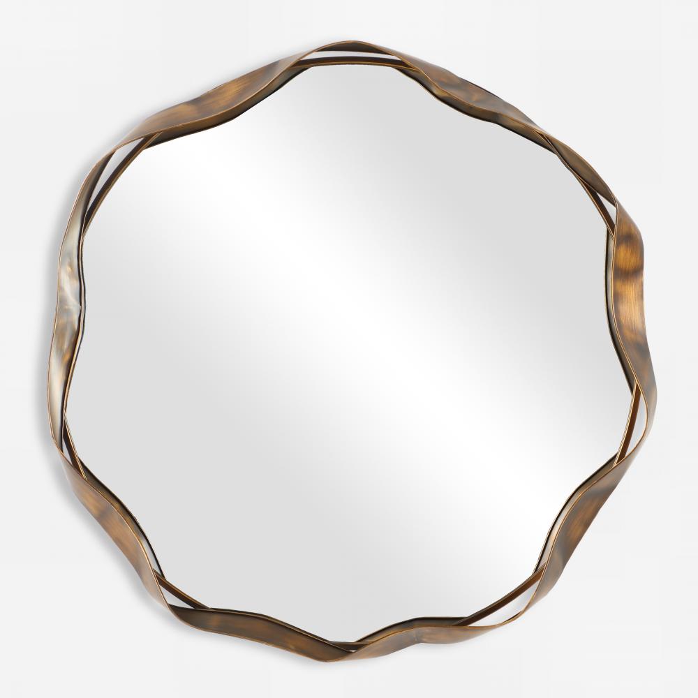 Uttermost Catch The Wave Round Mirror