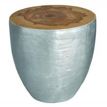 Uttermost 25479 - Uttermost Gannett Silver Wood End Table