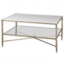 Uttermost 24276 - Henzler Mirrored Glass Coffee Table