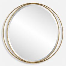 Uttermost 09991 - Rhodes Gold Round Mirror