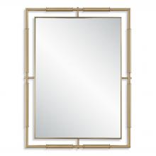 Uttermost 08188 - It's All Connected Rectangle Brass Mirror