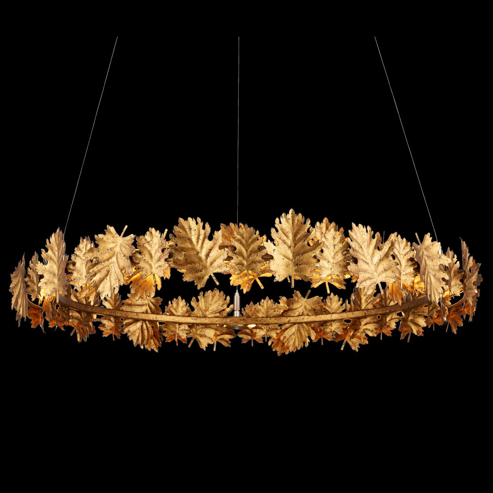 English Oak Chandelier