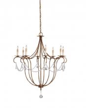 Currey 9881 - Crystal Lights Large Gold Chan